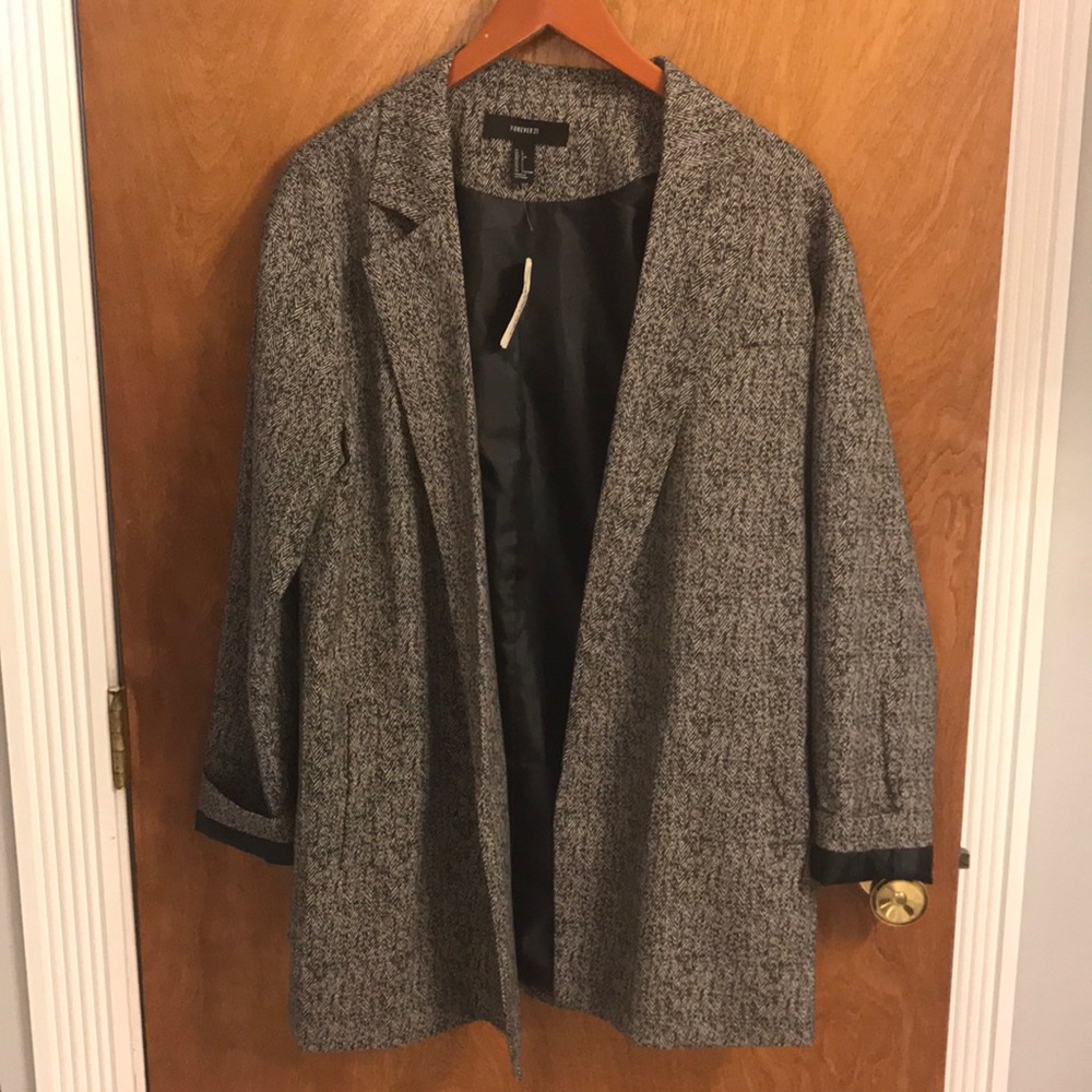 Forever 21 light jacket/ long blazer